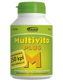 Multivita Plus monivitamiini 250 tabl kampanjapakkaus