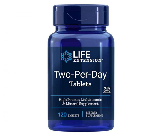 LifeExtension Two-Per-Day Tablets, 120 tabl.