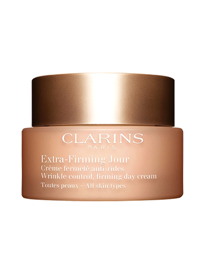 Clarins extra-firming jour wrinkle control firming day silky cream for all skin types -päivävoide 50 ml