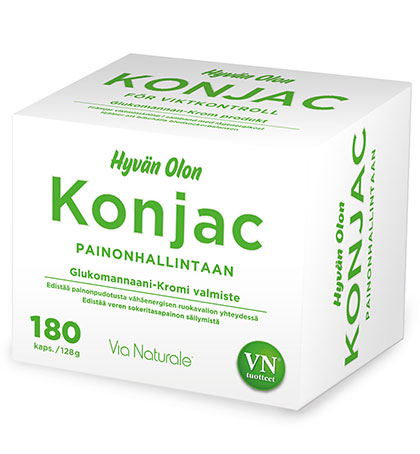 Hyvän olon konjac 180 kaps
