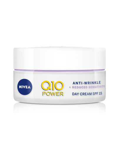 Q10 power anti-wrinkle + sensitive skin day cream spf 15 -päivävoide 50 ml