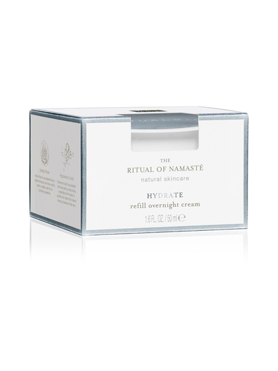 The ritual of namasté hydrating overnight cream refill -yövoide, täyttöpakkaus 50 ml