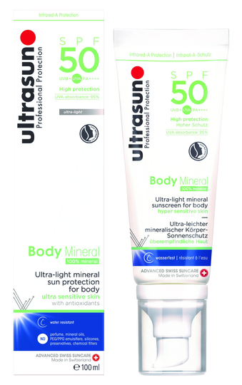 Ultrasun Body Mineral SPF50 100 ml