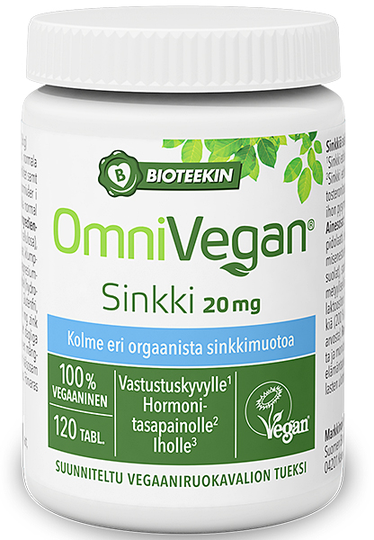 OmniVegan Sinkki 120 tabl