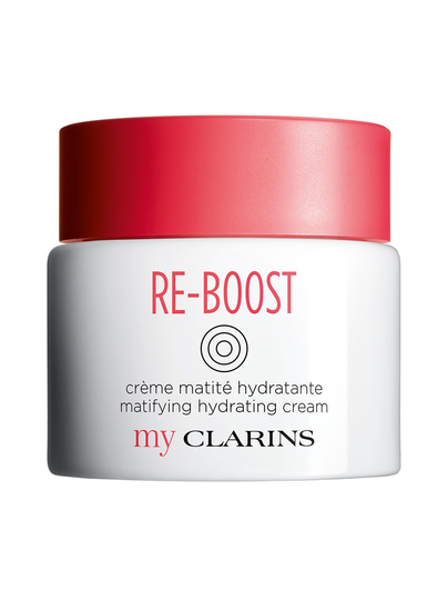 My clarins re-boost matifying hydrating cream -kasvovoide sekaiholle ja rasvoittuvalle iholle 50 ml