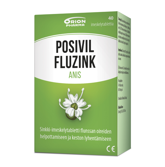 Posivil Fluzink anis 40 imeskelytabl
