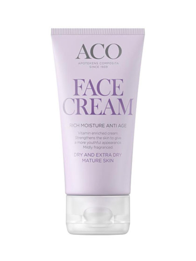 Aco Face Anti Age Rich Moisture Face Cream 50 ml hajustettu