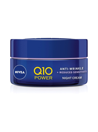Q10 power anti-wrinkle + sensitive skin -yövoide 50 ml