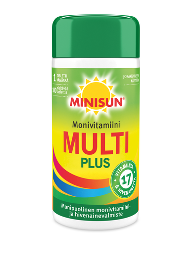 Minisun Monivitamiini Multi Plus 100 tabl