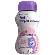 Fortini Compact multi fibre mansikka 4x125 ml