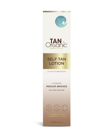Tanorganic self tan lotion medium bronze 100ml