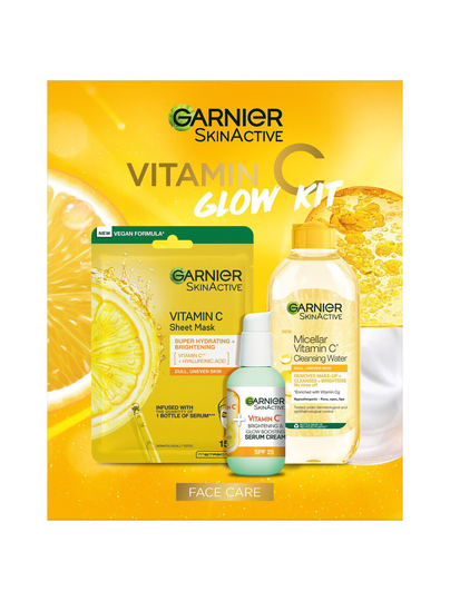 Skinactive vitamin c glow kit -lahjapakkaus