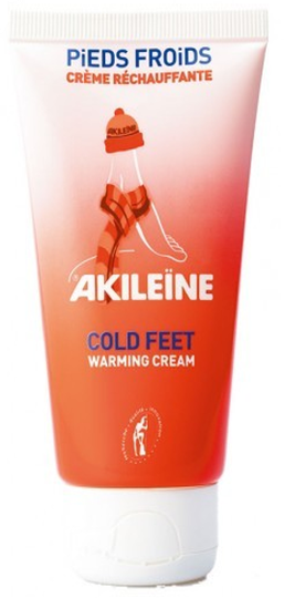 Akileine Cold Feet Cream 30 ml lämmittävä jalkavoide