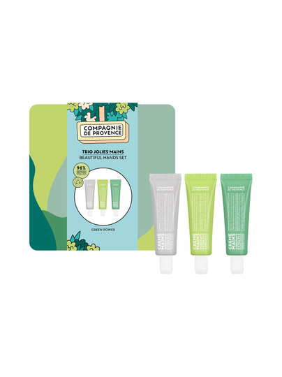 Pretty hands trio extra pure cotton verbena rosemary -käsivoide, lahjapakkaus 3 x 30 ml