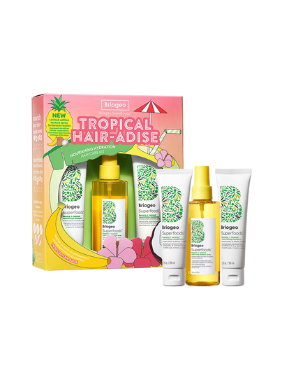 Briogeo tropical hair-adise nourishing hydration hair care kit